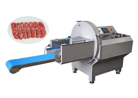 4.85KW βιομηχανικός Slicer κρέατος ευφυής κόπτης μερίδας ακρίβειας κατόχων για το μπέϊκον βόειου κρέατος