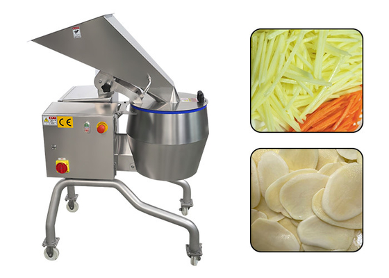 SUS 304 φυγοκεντρικοί Slicer και καταστροφέας εγγράφων πατατών εξοπλισμού φυτικής επεξεργασίας 1000KG/H