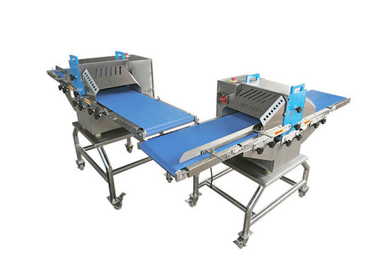 Εμπορικές λωρίδες κρέατος χοιρινού στομαχού και μηχανή κοπής κυβικών 500 κιλά την ώρα