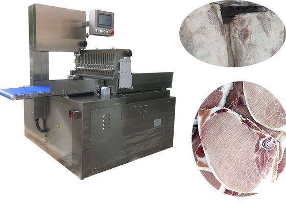 Εμπορική αυτόματη Slicer κρέατος τεμνουσών μηχανών κόκκαλων παγωμένη μηχανή πριονιών πλευρών κοπτών για Trotter των χοίρων