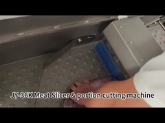 JY-36K Οριζόντιο τεμαχιστήρας κρέατος με λωρίδα μεταφορέα για την τεμαχιστική κατεψυγμένου χοιρινού βοείου κρέατος
