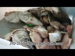 6 λεπίδες αυτόματη κάθετη μηχανή πριονιστήρα για την κοπή ψαριών με οθόνη αφής