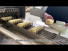 Νέος Σχεδιασμός Αυτόματου Πριονοκορδέλας 6 Λεπίδων για Κόψιμο Κατεψυγμένου Καλαμποκιού με Σύστημα Έξι Κοπών